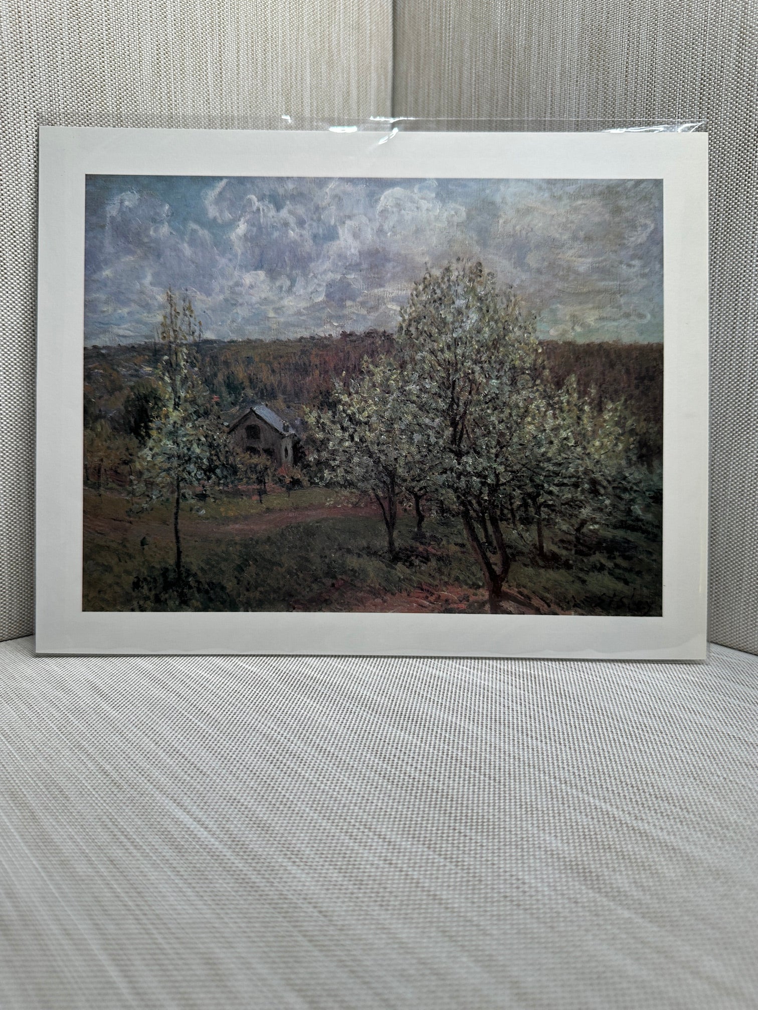 Springtime Near Paris Flowering Apple Trees Alfred Sisley