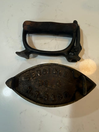 Antique Sensible No 4 “Sad Iron” N.R.S & CO