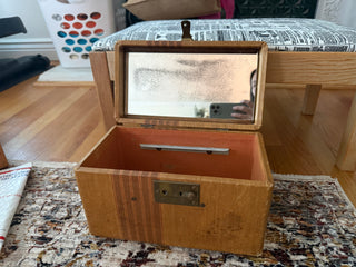 Vintage 1940’s Tweed Cosmetics Case
