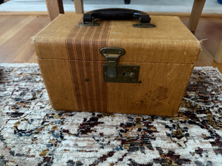 Vintage 1940’s Tweed Cosmetics Case