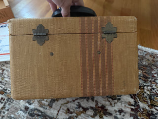 Vintage 1940’s Tweed Cosmetics Case