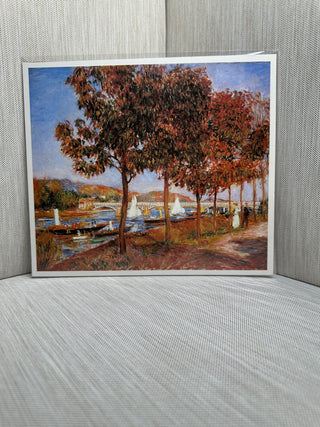 The Bridge at Argenteuil Pierre Auguste Renoir Vintage Book Plate Print