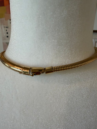 Vintage circle necklace