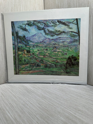 Mont Sainte-Victoire Large Pine Tree Paul Cezanne Vintage Book Plate Print