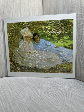 Madame Monet in the Garden Claude Monet Impressionist Women Portrait Book Print