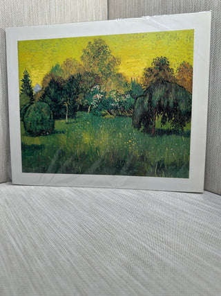The Poet's Garden Vincent van Gogh Post-Impressionist Landscape Trees Book Print