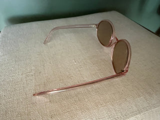 1970’s France Clear Pink Sunglasses