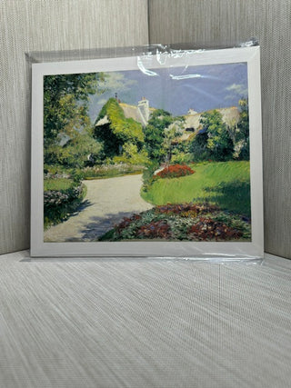 Landscape at Trouville Gustave Caillebotte Impressionist House Garden Path Book Print