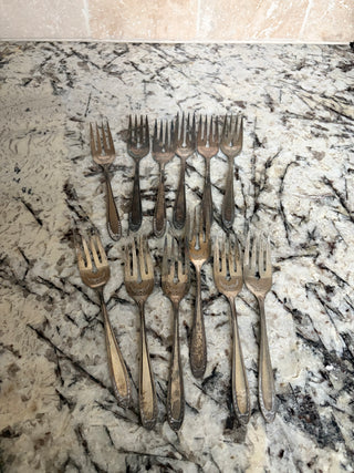 10 Vintage Oneida Bridal Wreath Community Silver