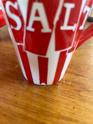 AS IS Ceramic Popcorn Set of 6   (Salt Shaker chipped)