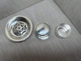 Butter Coquillor Silverplate Butter Curler Press Dish 3 Piece 55366 MCM
