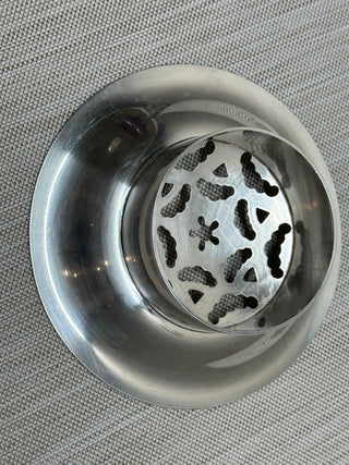 Butter Coquillor Silverplate Butter Curler Press Dish 3 Piece 55366 MCM