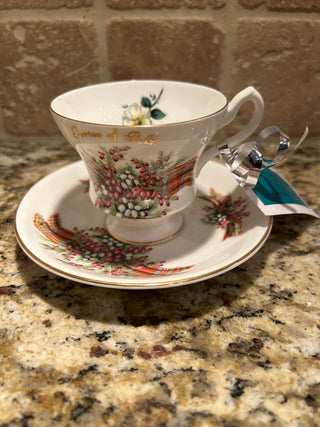 Tartan of B.C. Teacup and Saucer