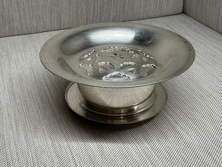 Rare Vintage Italian Silverplate Butter Press Molder - Broggi Milano BO Italy Coquillor