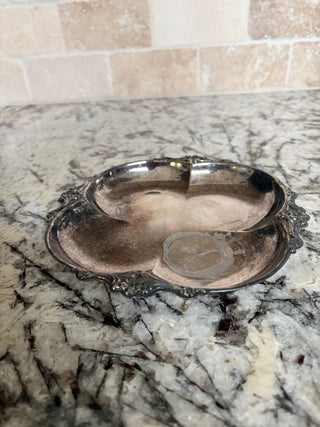 Vintage Silver Reed & Barton Cream & Sugar Set with Tray