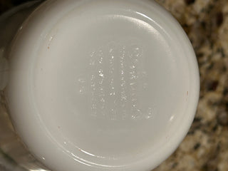 Corning Holly Days Milk Glass Mugs, Set of 2