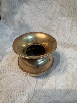 Vtg Brass Mini Spittoon Pot 3.5" tall