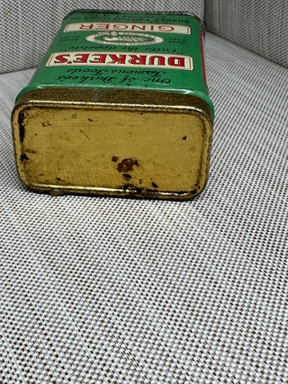 Durkee Ginger Spice Tin 2 oz Ground Famous Foods Elmhurst NY 1950s