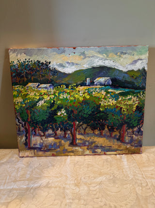 Vineyard Painting -Original Art 24"x20"