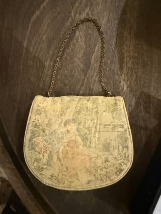 Point Petite Antique Tapestry Purse
