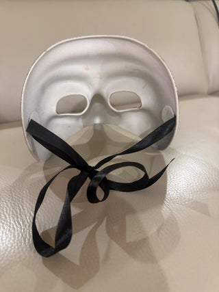 Black Face Mask with Large Pointed Nose