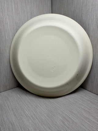 Ceramic Cherry Pie Recipe Plate Pan Dish Fluted Rim Brown USA 11"