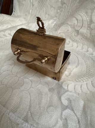 3" Hinged Brass Trinket Box