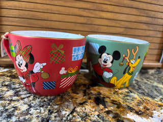 Disney Pair of Mickey & Minnie mugs