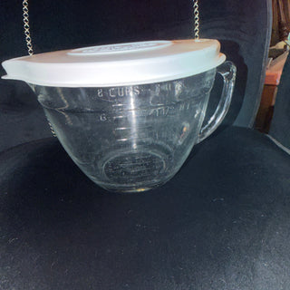 Pampered Chef 8 Cup 2 Quart Glass Measuring Mixing Batter Bowl USA Liter VV
