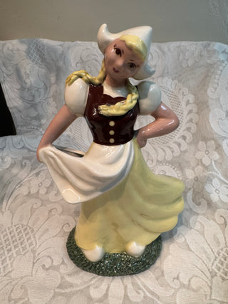 Vtg Hedi Schoop Dutch Girl Ceramic Figurine