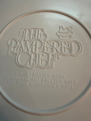 Pampered Chef 8 Cup 2 Quart Glass Measuring Mixing Batter Bowl USA Liter VV