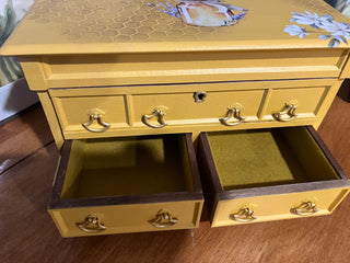 Custom Designed Honey and Bee-utiful  Musical Jewelry Box