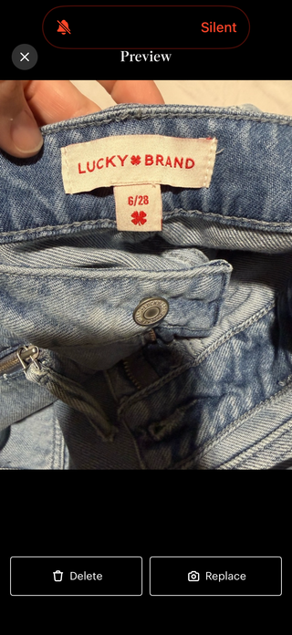Lucky Brand Cargo Baggy Jeans