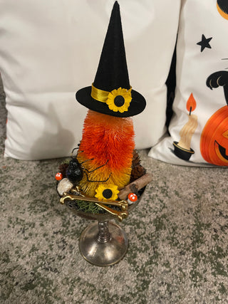 Candy Corn Witch Halloween Arrangement