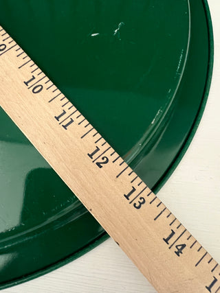 Vintage pansies metal tray