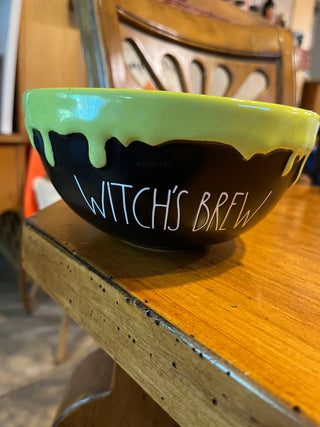 Rae Dunn Witch's Brew Green Slim Bowl EACH