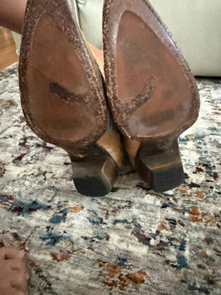 Corral Peace Heart Angel Wings Cowboy Boots