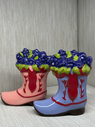 Cowboy Boot Salt Pepper Shaker Set 2pc