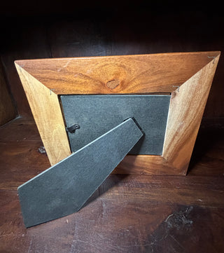 Carved wood Hawaii frame