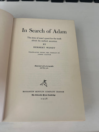 Vintage In search of Adam book