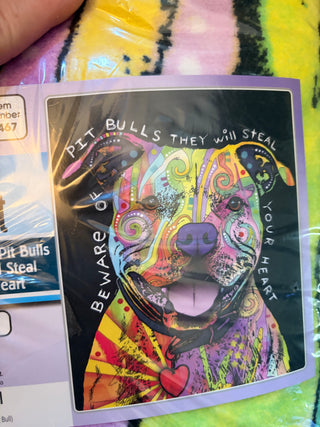 New Pit Bull Blanket 75”x90” Super Soft Fleece