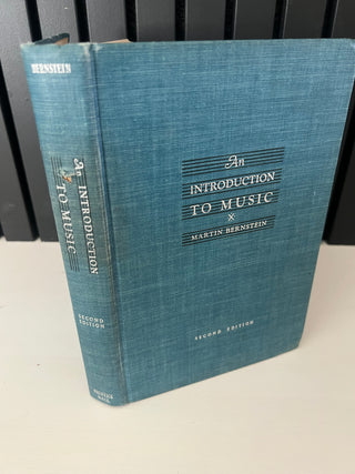 Vintage Introduction to music textbook