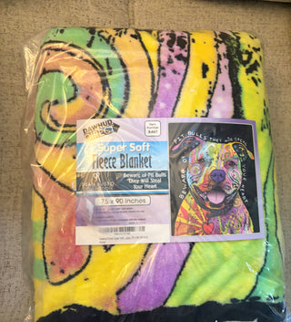 New Pit Bull Blanket 75”x90” Super Soft Fleece