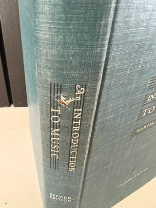 Vintage Introduction to music textbook