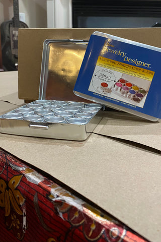 Aluminum Case & 12 32 mm Jars