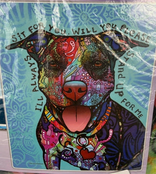 New 50”x60” Pit Bull Blanket