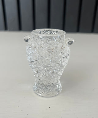 Glass toothpick holder