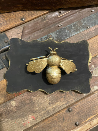 Handmade Gold Bee Faux Taxidermy Wall Décor