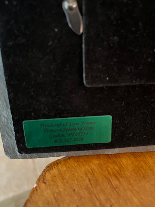 Halloween Print in a Vermont Specialty Slate Reusable Frame