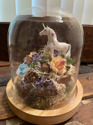 Handmade Enchanted Unicorn “Once Upon a Time” Cloche
